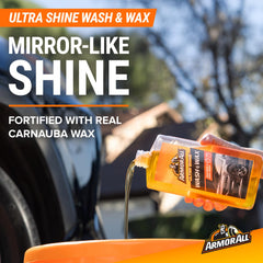 Armor All Tire Shine delivers a mirror-like, durable glossy look on tires