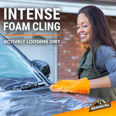 Armor All Snow Foam with hydrating agents keeps suds wetter longer.