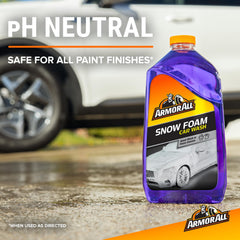 Armor All Snow Foam delivers thick foam for hand wash or foam sprayer.
