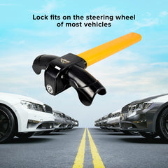 Armor All bright finish acts as deterrent while securing the steering wheel.