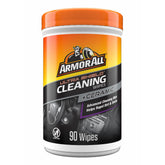 Armor All Ultra Shield ceramic wipes lift dirt from dash and vinyl surfaces.