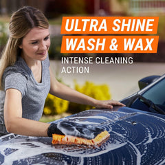 Armor All Ultra Shine wash and wax lifts dirt and adds protection.