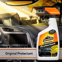 Armor All vinyl renewal enhances the look of car seats and trims