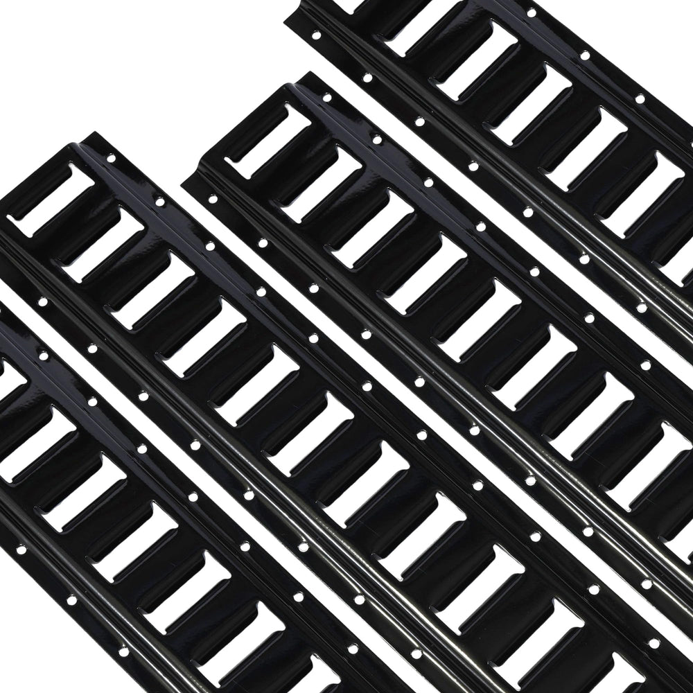 ARMORLOGISTICS e-track rail 4ft with 24 anchor points for versatile cargo securement.