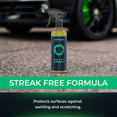 Adapt Waterless Wash used on chrome and polished metals for a smooth look