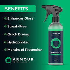 Armour Detail Supply Amplify 128oz bottle offering long-lasting detailing value.