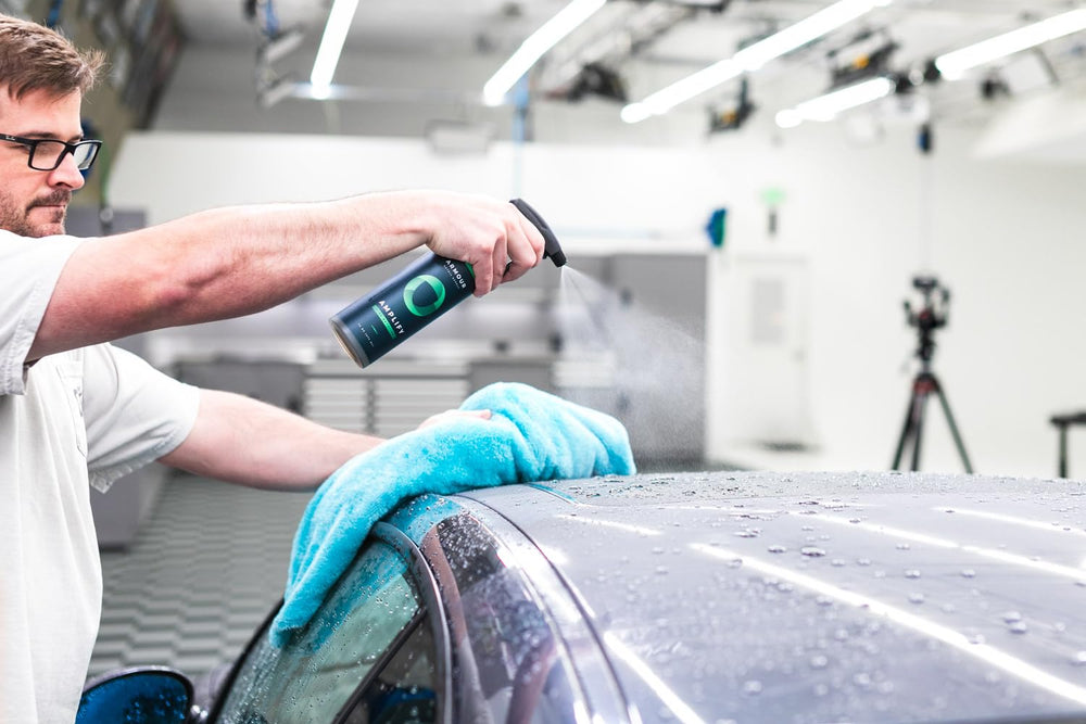 Armour Detail Supply Amplify streak-free-wipe shows quick-drying, residue-free finishing every time.