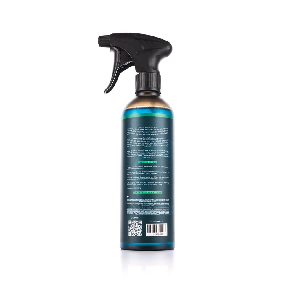 Armour Detail Supply color change indicator shows when dirt loosens for easier cleaning.