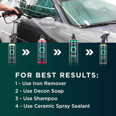Car detailing session using Armour Decon Soap on exterior