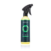 Armour Detail Supply Tire+ bottle demonstrates lasting tire shine for a refined finish.