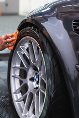 Armour Detail Supply Tire+ dry-touch feel emphasizes non-greasy finish.