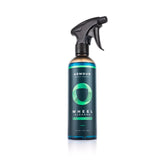 Armour Detail Supply wheel cleaner foam clings for thorough brake dust removal.
