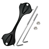 ARONOVA battery hold-down kit with 304 stainless steel J bolts secures the battery during rugged drives.