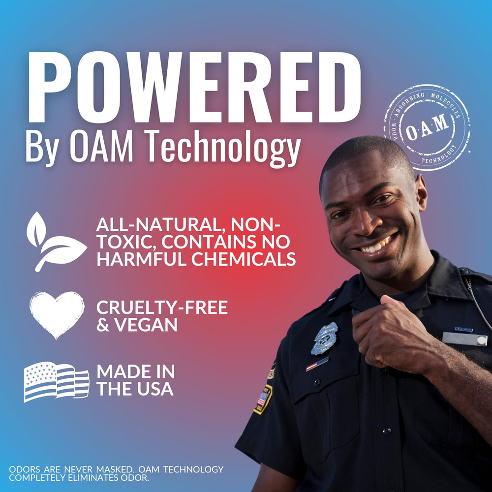 Arrest My Vest K9 gear deodorizer neutralizes odors on canine equipment