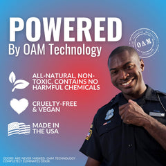 Arrest My Vest K9 gear deodorizer neutralizes odors on canine equipment