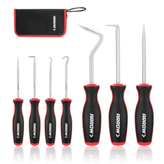 Arrow Fastener 7-piece pick set with storage bag for organized on-the-go maintenance