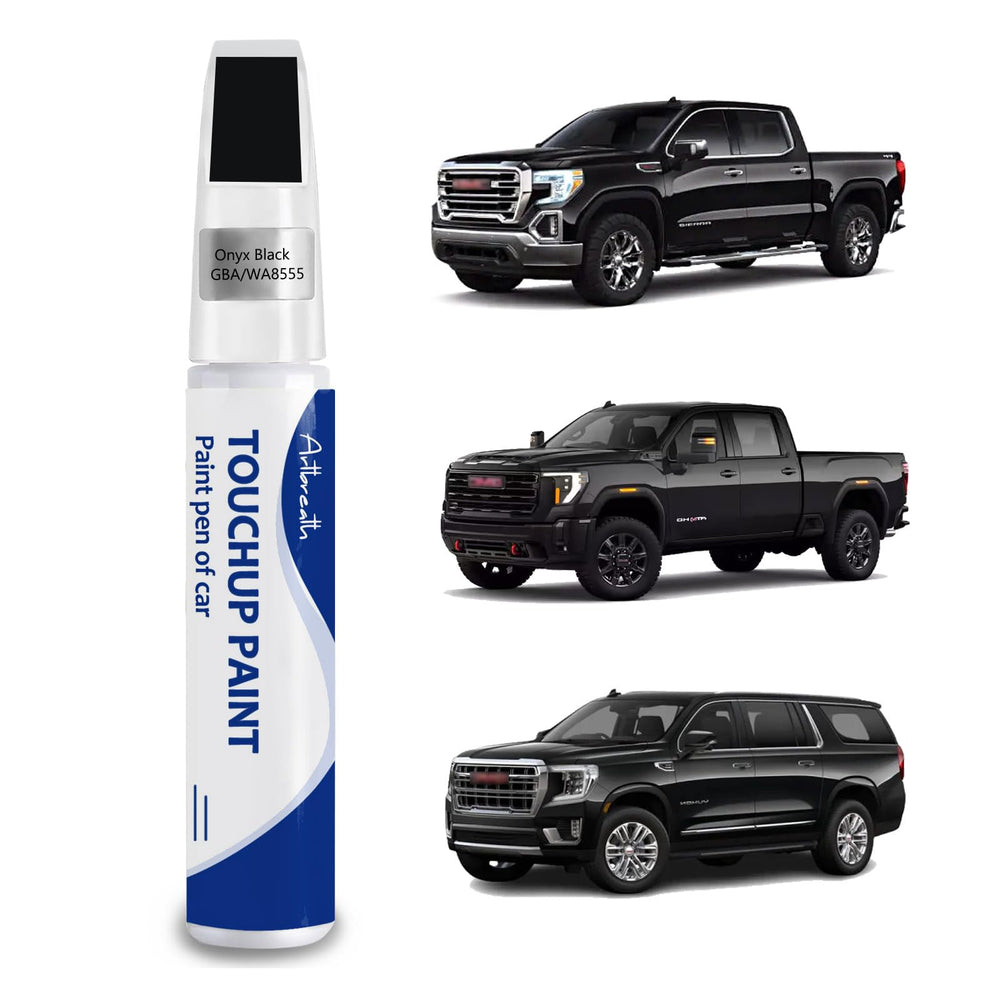 Artbreath Onyx Black GMC paint pen provides precise color match for small chips.