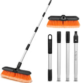 ARTIPOLY 65-inch car wash brush with extension pole for extended reach.