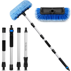 Artipoly 72in car wash brush with extendable handle for easy reach on tall vehicles