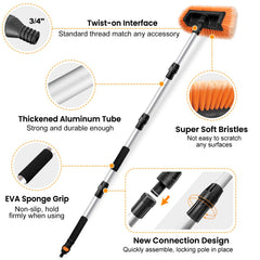 Adjustable length from 37 to 70 inches fits cars, trucks, RVs, and boats.