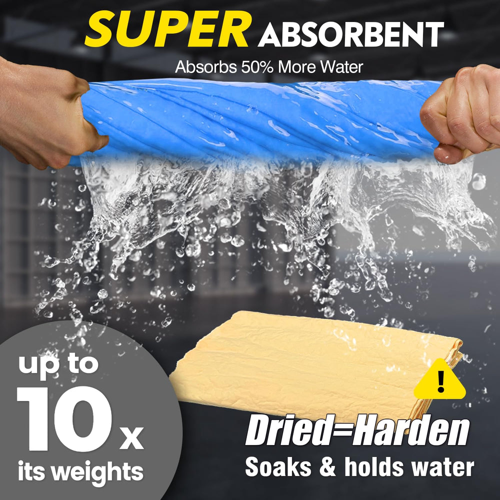ARTIPOLY car drying shammy absorbs water efficiently for a fast, spotless finish.