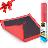 ARTIPOLY clay decontamination towel folded for easy storage and quick detailing.