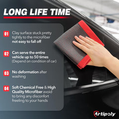 ARTIPOLY towel durability extends life up to 5-6x traditional mud strips.