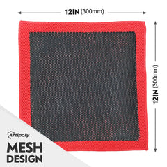 ARTIPOLY towel mesh surface hides residues to protect paint during polishing.