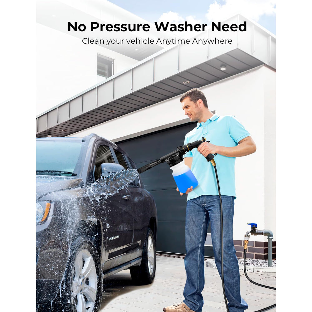 ARTIPOLY foam spray settings show adjustable concentration.