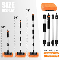 Multipurpose tool for cleaning cars, solar panels, siding, decks, and more.