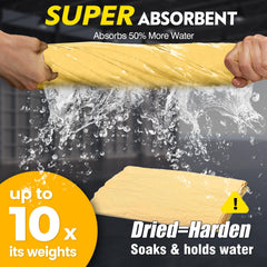 ARTIPOLY Premium Shammy absorbs water quickly for efficient drying