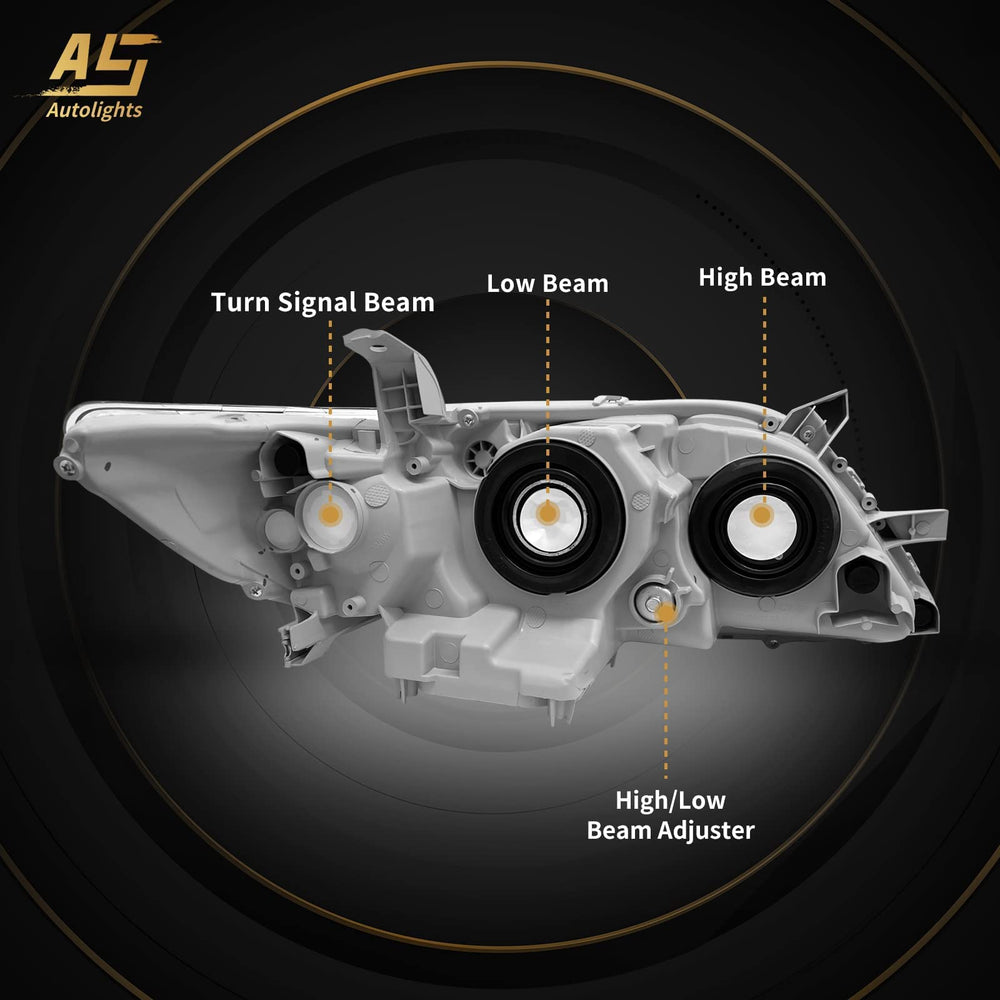 AS Camry headlight chrome housing front view highlights premium finish