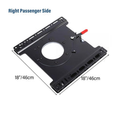 ASDJAKZP rustproof turntable finish resists wear for long-term use.
