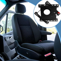 ASDJAKZP swiveling base enhances vehicle seating versatility.