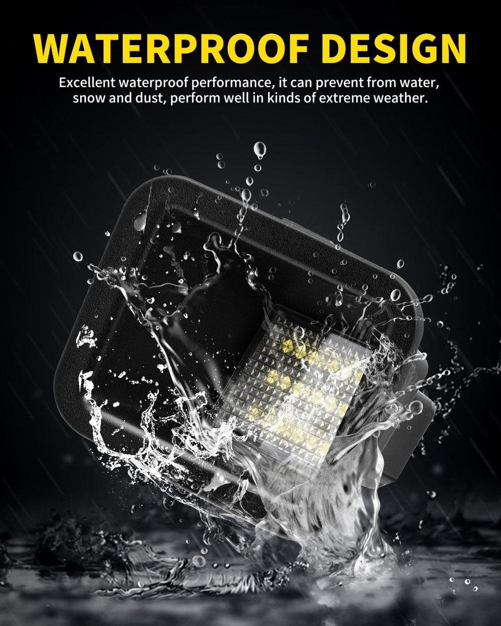 Asgohme 18SMD LED chips brightness test with crisp glow