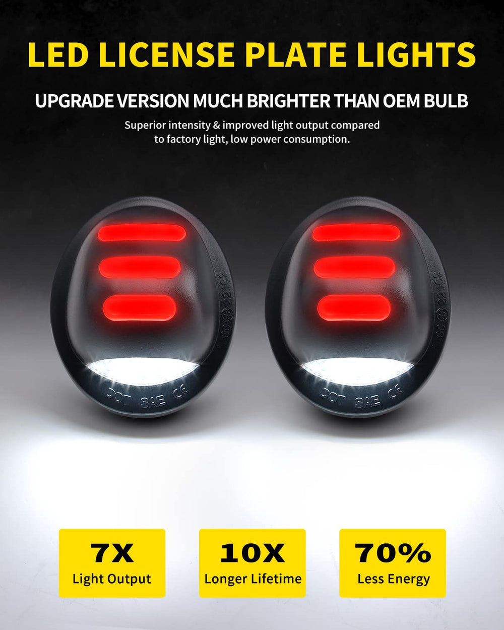 Asgohme license light installation demo; plug-and-play for easy upgrade.