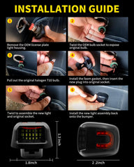 Asgohme two-pack is compatible with Nissan Frontier Armada Titan Xterra.