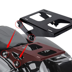 AshKiz Tour Pack Mount handling 50 lb load securely