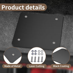AshKiz Tour Pack Plate 2mm stainless steel emphasizes durability and rust resistance.