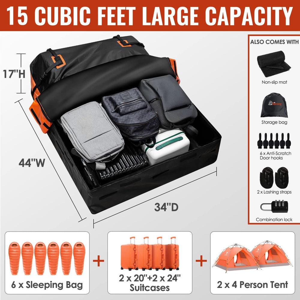 Asinking eight adjustable straps simplify secure installation