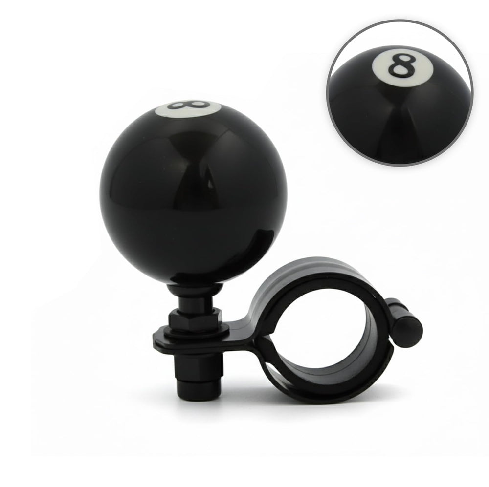 ASLEY 8-ball steering spinner knob for smooth one-handed control on trucks and cars