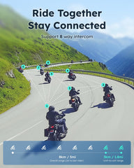 ASMAX S1 dual-chip Bluetooth 5.4 supports music and intercom seamlessly.