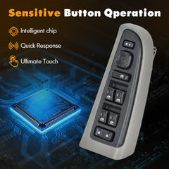 ASOPARTS Suburban window switch with factory-matched gray bezel.