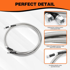 Aspaton 6AN to 1/4NPS adapter expands fitting compatibility.
