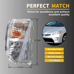 Aspaton Prius fog light right 2012-2015 enhances road illumination