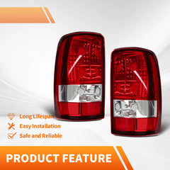 Aspaton red tail light for Yukon driver side enhances brake visibility.
