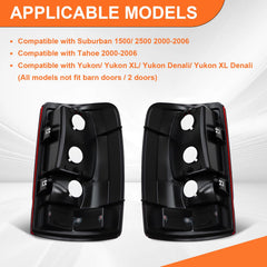 Aspaton red tail light for Tahoe passenger side enhances rear signaling at night.