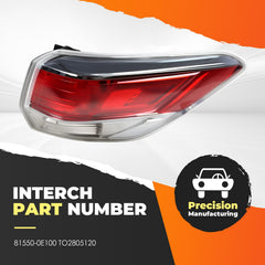 Aspaton tail light case right Highlander supports reliable nighttime lighting.