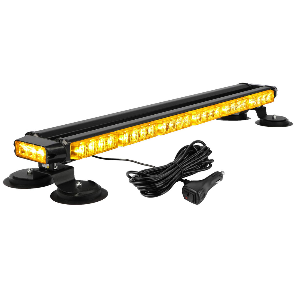 ASPL 29.5-inch LED strobe light bar front view with high visibility for daytime signaling