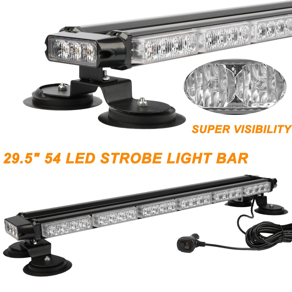 ASPL strobe light rear view showcasing 54 LEDs for rear warning